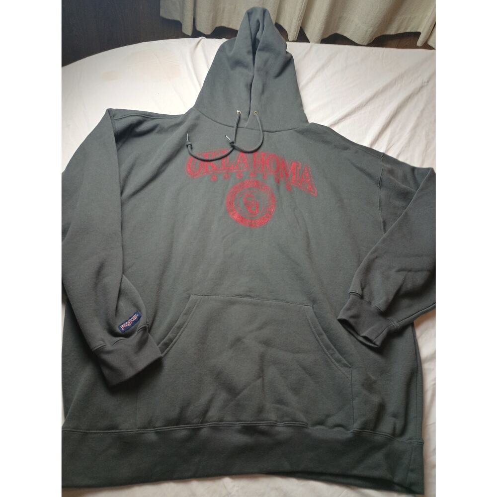 Jansport‎ Vintage Oklahoma Sooners Hoodie Mens XXL Football Gray Pull over